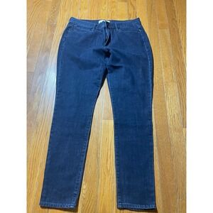 GAP 1969 Jeans Womens Size 30R Blue True Skinny Stretch‎ Mid Rise Zip Fly Denim
